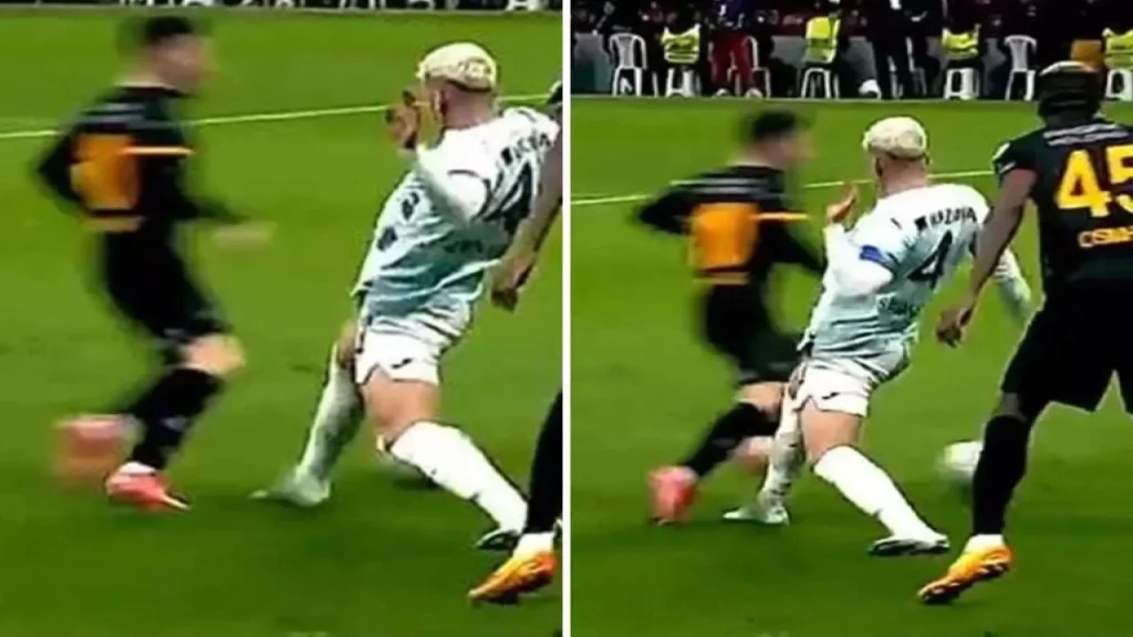 Tartışmalı penaltı pozisyonunda ihale VAR'a kaldı 14 499858