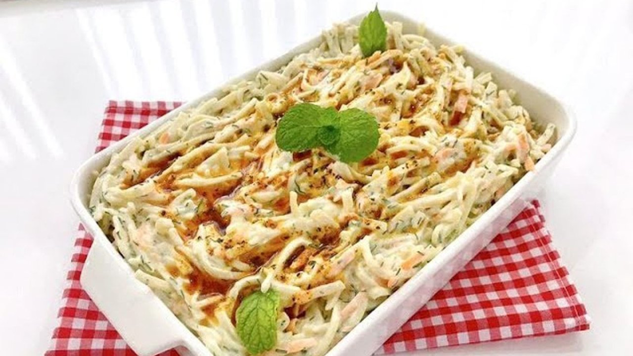 Yağ yakıcı özelliğiyle tavuklu göbek salatası… Gün boyu tok tutuyor! 7 502110