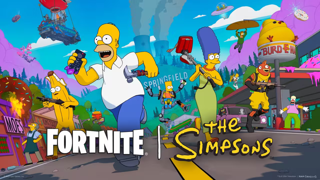 Fortnite Simpsons sezonu basladi