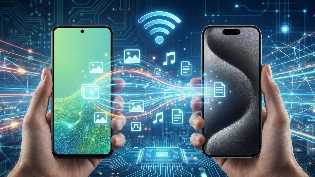 Android iPhone dosya transferi.webp