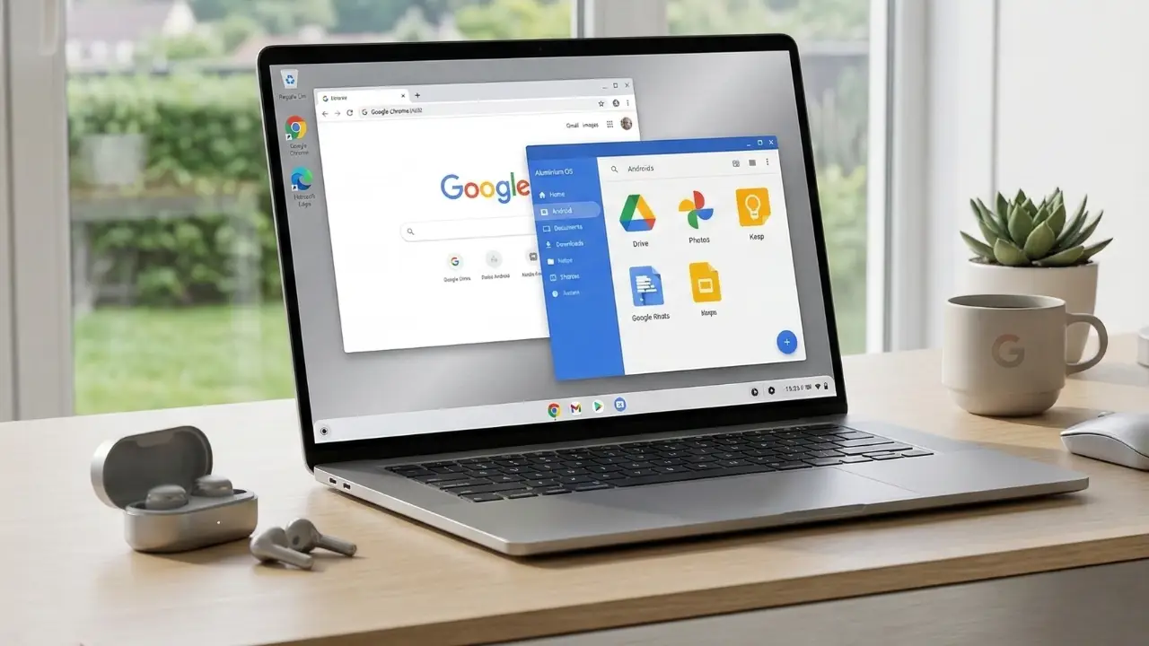 Google'dan Yeni İşletim Sistemi: Aluminium OS 1 Aluminium OS 1.webp