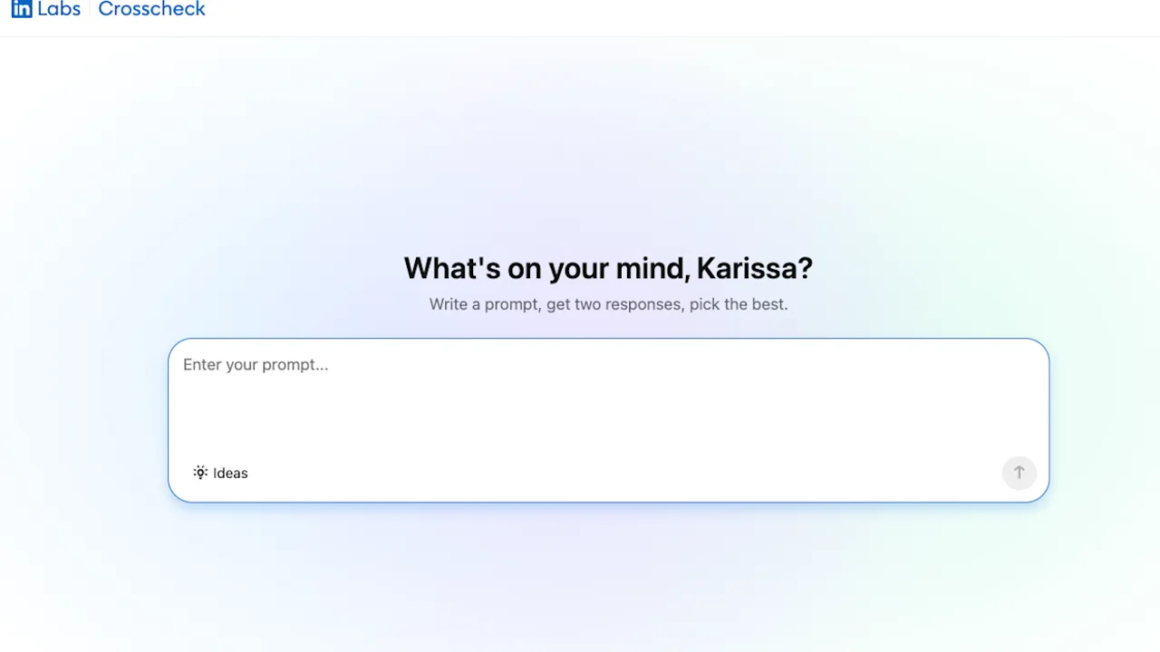 linkedin crosscheck ozelligi ile populer yapay zeka modellerini ucretsiz test etme imkani sunuyor.we