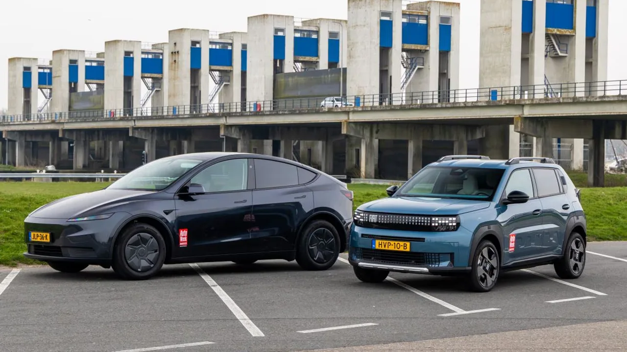 tesla model y mi fiat grande panda e mi daha az enerji harciyor.webp