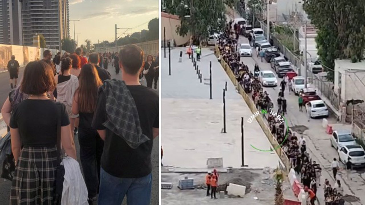 Konser Alanında Uzayan Kuyruklar Trafiği Kilitledi! 3 560378