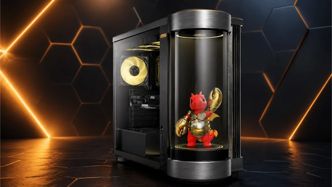 Kasanın İçinde Yaşayan Yapay Zeka: MSI Holografik Ejderhalı MEG Vision X2 AI Plus Bilgisayarını Tanıttı 3 MSI.webp