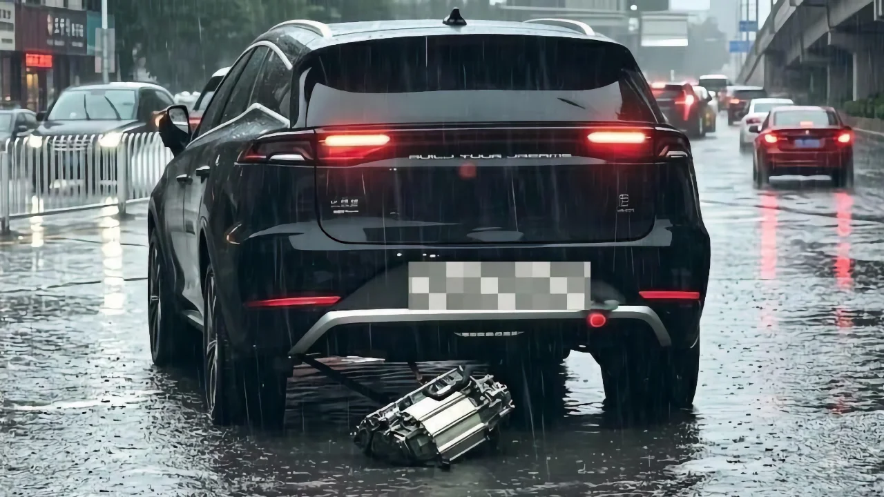 Motoru Düşen BYD Otomobili Ortalığı Karıştırdı 6 BYD Tang Motor.webp